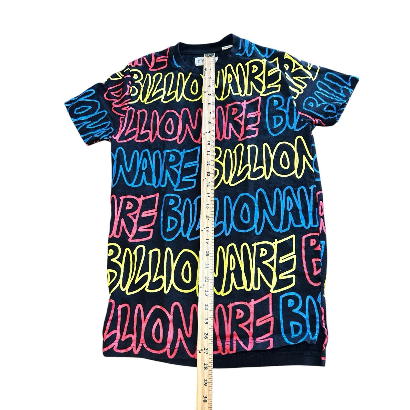 Fwrd Denim Billionaire Graphic T Shirt Men's Medium Euc — image 5 of 5